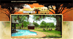 Desktop Screenshot of musinaaccommodation.co.za