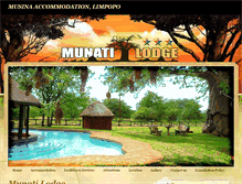 Tablet Screenshot of musinaaccommodation.co.za